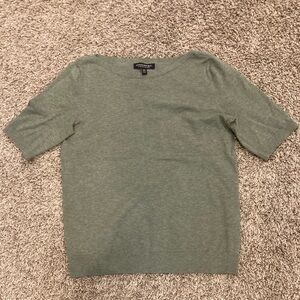 Banana Republic Green XS 100% stretch cotton basic half sleeve